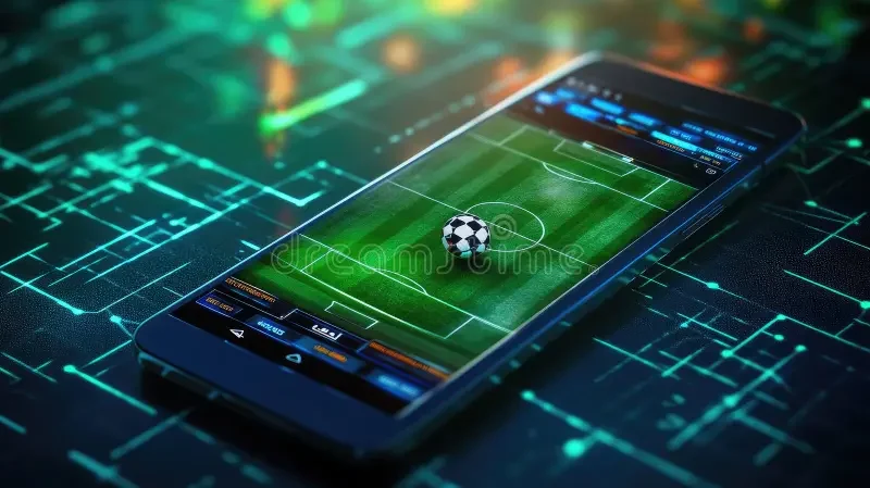 Tổng Hợp Thông Tin Chi Tiết Từ Chuyên Mục Hỏi Đáp Vn88 2 dynamic sports betting app interface smartphone soccer field background web social media smartphone displaying 328949399